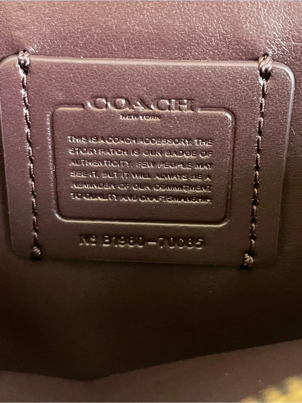 Coach 1941 Callie Foldover Chain Crossbody Bag Butterfly Applique Clutch Black